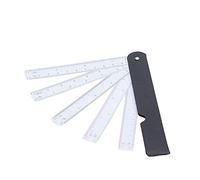 Vistreck Règle à échelle Pliable en Forme d'éventail, Outil de Mesure pour l'art, la Mode et le Design d'intérieur, Règle de Précision Multi-rapports