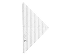 Vistreck Règle Précise de Tube de Bande Acrylique pour des Conceptions Courtepointe - Règle Triangulaire Légère pour une Couture Facile