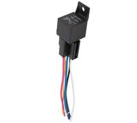 Vistreck Relais 12V SPDT avec Support et Faisceau pour Voiture | Charge 30A 40A, faisceau de câbles de verrouillage, autoradio, système de sécurité, besoins du projet de mise à niveau