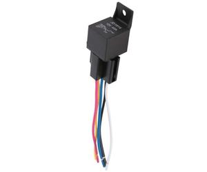 Vistreck Relais 12V SPDT avec Support et Faisceau pour Voiture | Charge 30A 40A, faisceau de câbles de verrouillage, autoradio, système de sécurité, besoins du projet de mise à niveau