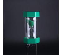 Vistreck Sablier coloré en Verre de Sable - Horloge Déco 3/10/20/30/60 Minutes pour la Maison et Le Bureau (10 Points Vert)