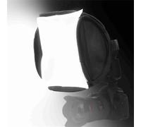 Vistreck Softbox Pliable Portable pour Flash D'Appareil Photo, Diffuseur | Diffuseur en tissu blanc, cadre en plastique, flash pour appareil photo , kit d\'éclairage de remplissage pour photographie