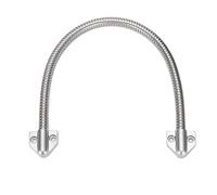 Vistreck Transfert de Puissance en Boucle Blindée, Conduit de Fil pour Portes Sortie Commerciales électrifiées, Manchon Câble Flexible à Col Cygne 450 Mm avec Vis pour Système