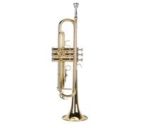 Vistreck Trompette Sib avec Bec pour étudiants Débutants, Instrument à | Corps en laiton nickelé, trompette d\'étudiant aux tons brillants, pratique de groupe scolaire, kit d\'instruments à vent