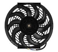 Vistreck Ventilateur de Refroidissement de Moteur électrique Universel Slim Push Pull 12 Pouces 12V avec Kit Montage pour Voiture