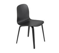 Muuto Chaise Visu Chair base en bois noir