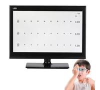 Visual Acuity Chart Digital LCD Eye Tester Projector with Adjustable Distance for Hospitals Multiple Visual Target 18.5-21.5" Screen