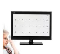 Visual Acuity Chart Testeur oculaire numérique LCD pour optométrie, distances réglables de 1 à 6 m, cibles multiples, idéal pour hôpitaux et cliniques