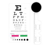 Visual Acuity Eye Chart - PVC Red Green Test Set