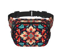 Visual Impact Petals Sac banane à la mode, sac messager unisexe, sac banane de voyage à la mode