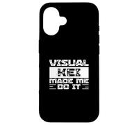 Visual Kei Made Me Do It Musique rock japonaise Visual Kei Fans Coque pour iPhone 16