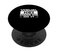 Visual Kei Made Me Do It Musique rock japonaise Visual Kei Fans PopSockets PopGrip Adhésif