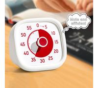 Visual Kids Timer - Silent Watch Tool for Classroom | 60 Minute with Clear Display, Self Discipline Training Aid, Portable Time Management Device, Educational Accessory for Home, Teachers