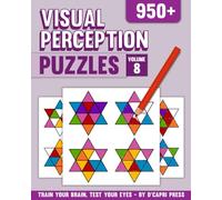 Visual Perception Puzzles Volume 8: 950+ Color Matching Challenges to Boost Focus, Memory, and Visual Skills | Brain Training Puzzle Book for Adults and Teens