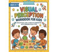 Visual Perception Workbook for Kids Ages 4-7: Fun Brain Games to Boost Focus, Observation, and Thinking Skills with Spot the Difference, Find the Same ... Odd One Out, Patterns, and Shadow Matching