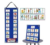 Visual Schedule For Kids - Task Behavior Checklist Organizer,Visual Morning Bedtime Schedule - For Children Preschoolers Pupils Boys Girls Sons Daughters