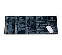 Visual Studio Tapis de souris avec raccourcis de code pour designer, guide de référence rapide, tapis de souris, fournitures de bureau, conseils de clavier, cadeaux pour photographes débutants, KMH