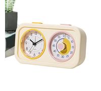 Visual Timer for Kids - 17.2x9.8x4cm Task Tracker Time Management Learning Countdown Timer with Night liğht | ABS Children’s Study Timers for Potty Training Teeth Brushing Cooking Craft Projects