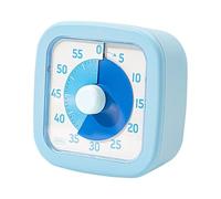 Visual Timer for Kids - 60 Minute Silent Countdown Clock, Time Management Tool for Classroom | Kitchen Cooking Homework Study Shower Bathroom Children Teacher Daily Routine