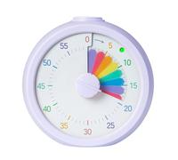 Visual Timer - Multifonctionnel Rainbow Timer | Visual Study Schedule Tool With Time Management Countdown, Ideal For Home, School, Work, Meetings, Offices, And Classroom Activities