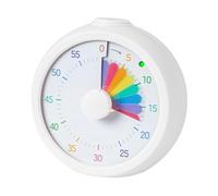 Visual Timer - Multifonctionnel Rainbow Timer | Visual Study Schedule Tool With Time Management Countdown, Ideal For Home, School, Work, Meetings, Offices, And Classroom Activities