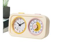 Visual Timer - Silent Countdown Timer with Night Light, Kid-Friendly Visual for Preschool, School, Kitchen, Bathroom, Bedroom, Potty Training, Teeth Brushing, Time Management