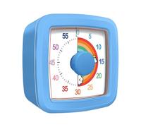 Visual Timer, Timer for Kids Desk, 60 Minute Kids Visual Timers, Home Edition, Homeschool Supplies Study Tool, Time Management, Non-Ticking Teaching Clock for Offices Exam Working Home Studying