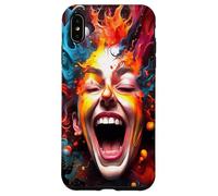 Visualisation du Rire et d'un Endroit Heureux pour Les Artistes Coque pour iPhone XS Max