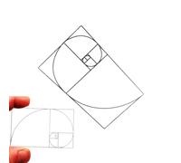 Visualiseur De Composition, Étriers Golden Ratio Pour La Peinture, Outil De Correction Du Chercheur De Section D'or, Règle Acrylique, Outil De Composition Du Triangle D'or Pour Artiste Designer Archit