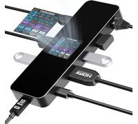 Visuel Station d'accueil USB C, 8-en-1 Hub USB C, Adaptateur USB C HDMI 4K@60hz, PD 3.0 100w, RJ45 Ethernet, 2 USB-A 3.2, 2 USB-A 2.0, 1 USB-C, Docking Station pour Macbook Pro/Air, Dell Xps