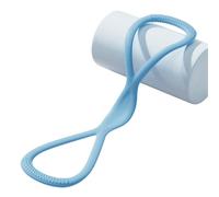 Visulong Bandes de résistance, corde de traction intégrale pour yoga, sangle extenseur de poitrine, bandes d'exercice en forme de 8 pour homme et femme (bleu, 11,3 kg)