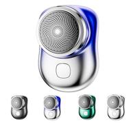 Visulong Shaver for Men, Mini Portable Electric Razor for Men Wet & Dry Grooming Kit (Blue)
