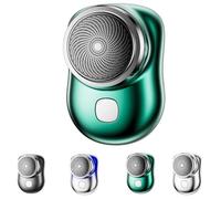 Visulong Shaver for Men, Mini Portable Electric Razor for Men Wet & Dry Grooming Kit (Green)
