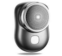 Visulong Shaver for Men, Visulong Mini Portable Electric Shaver, Wet And Dry Use & Usb Fast Charging, Blade Removable, Waterproof, Rechargeable Travel for Home (Gray)