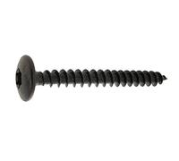 Viswood 3136050 Boîte de 200 Vis à penture 6 lobes Filetage total 6,0 x 50 Acier Zingué Noir