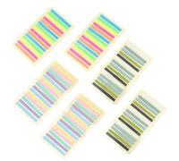 Visxcnu 1800 Pièces Marque Page Adhesif, Multicolore Marque Page Autocollant, Notes Adhésives, Inscriptible Sticky Tabs pour la Maison, École, Bureau