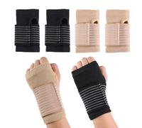 Visxcnu 2 paires Orthèse élastique de Poignet pour Douleurs Articulaires - Idéale Entorses, Microtraumatismes Répétés,pour soulager la tendinite arthrite douleur canal carpien Soutien des entorses