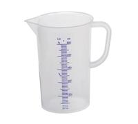 Vit-Lab gobelet gradué avec anse, en PP, jusqu'à 100 °C, 0,5 l, Ø 9 x 13 cm, transparent (1 pièce)
