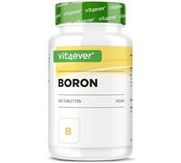 vit4ever Bore - 3 mg de bore pur par comprimé - 365 comprimés pour un approvisionnement annuel - Sans additifs inutiles - Hautement dosé - Végan