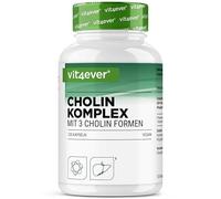 vit4ever Complexe de Choline avec 3 Formes de Choline - 120 Gélules