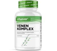 vit4ever Complexe Veineux - 180 Gélules - Pour 3 Mois | Haute dose en Rutine, Mélilot, Extrait de Marron d'Inde, Manganèse, Cuivre - Extraits Premium - Vegan