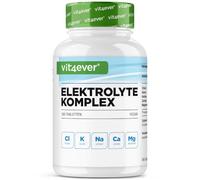 vit4ever Comprimés d’Électrolytes - 300 Pièces - Adaptés au Régime Keto | avec Magnésium, Potassium, Calcium, Sodium & Chlorure - Magnésium pour Équilibre Électrolytique & Fonction Musculaire Normale