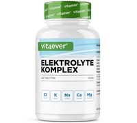 vit4ever Électrolytes - 600 comprimés véganes avec magnésium, calcium, potassium, sodium et chlorure - pour soutenir l’équilibre hydrique - idéal pour le sport, l’endurance et l’alimentation cétogène