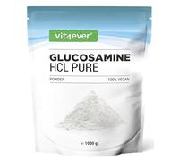 vit4ever Glucosamine HCL Pure - 1000 g (1 kg) de Poudre Pure Sans additifs