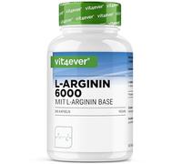vit4ever L-Arginine - 365 Gélules - Haute dose: 6000 mg Pure par jour
