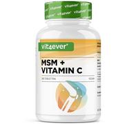 vit4ever MSM 2000 mg - 365 Comprimés - Avec Vitamine C Naturelle d'Acérola - Sans Additifs - 6 Mois d'Approvisionnement - Hautement Dosé - Vegan