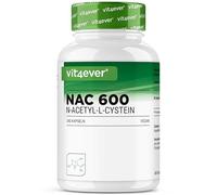 vit4ever NAC - N-acétyl L-cystéine 240 gélules de 600 mg chacune - Réserve de 8 mois - Sans additifs inutiles - Végan - Haut dosage - Qualité premium