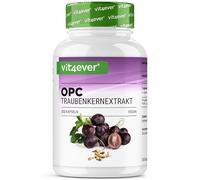 vit4ever OPC Extrait de Pépins de Raisin - 300 capsules - 1000 mg d’Extrait avec 700 mg d’OPC - Teneur la Plus Élevée selon HPLC - Issu de Raisins Européens - Végane - Hautement Dosé