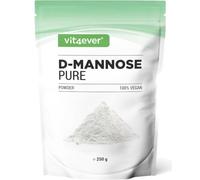 vit4ever Poudre de D-Mannose - 250 g - Pur & Naturel | Pour 4,1 mois - Issue de la Fermentation Végétale - Sans additifs - Vegan