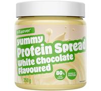 vit4ever Protein Spread - Délicieuse Pâte à Tartiner Protein Onctueuse avec Peu de Sucre, Low Carb & Végétarienne - Alternative Plus Équilibrée à Tartiner (Chocolat Blanc, 350 g)